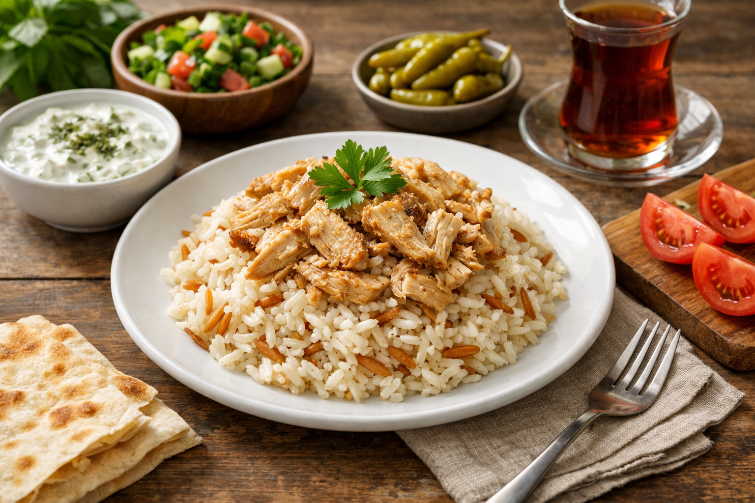 Tavuklu Pilav